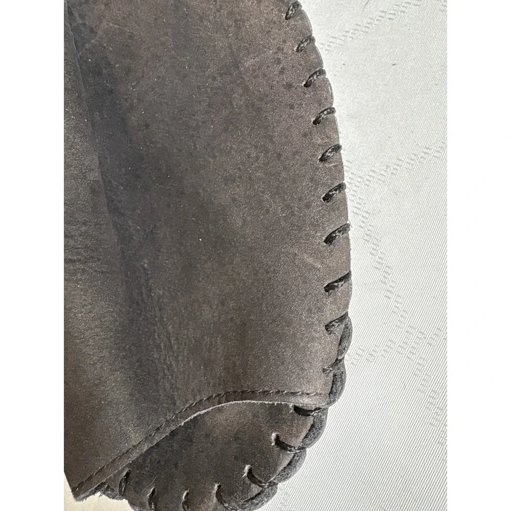 Women's Dark Brown Suede Wedge Slingback